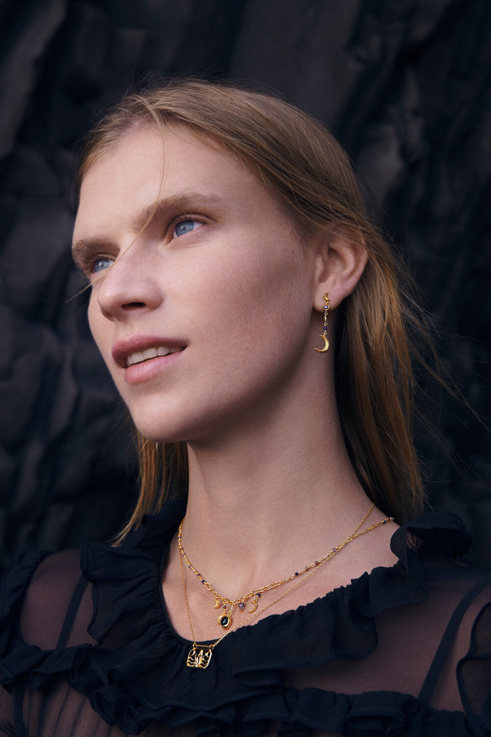 Pheobe øreringe - forgyldt